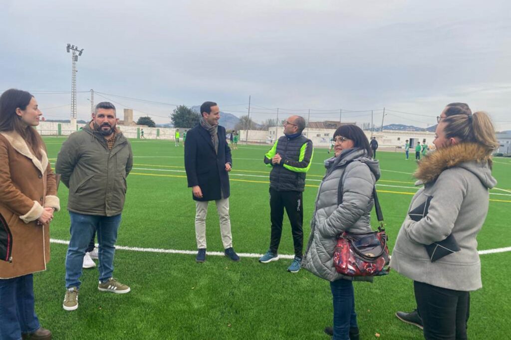 Artuto Poquet En El Campo De Fútbol De El Verger