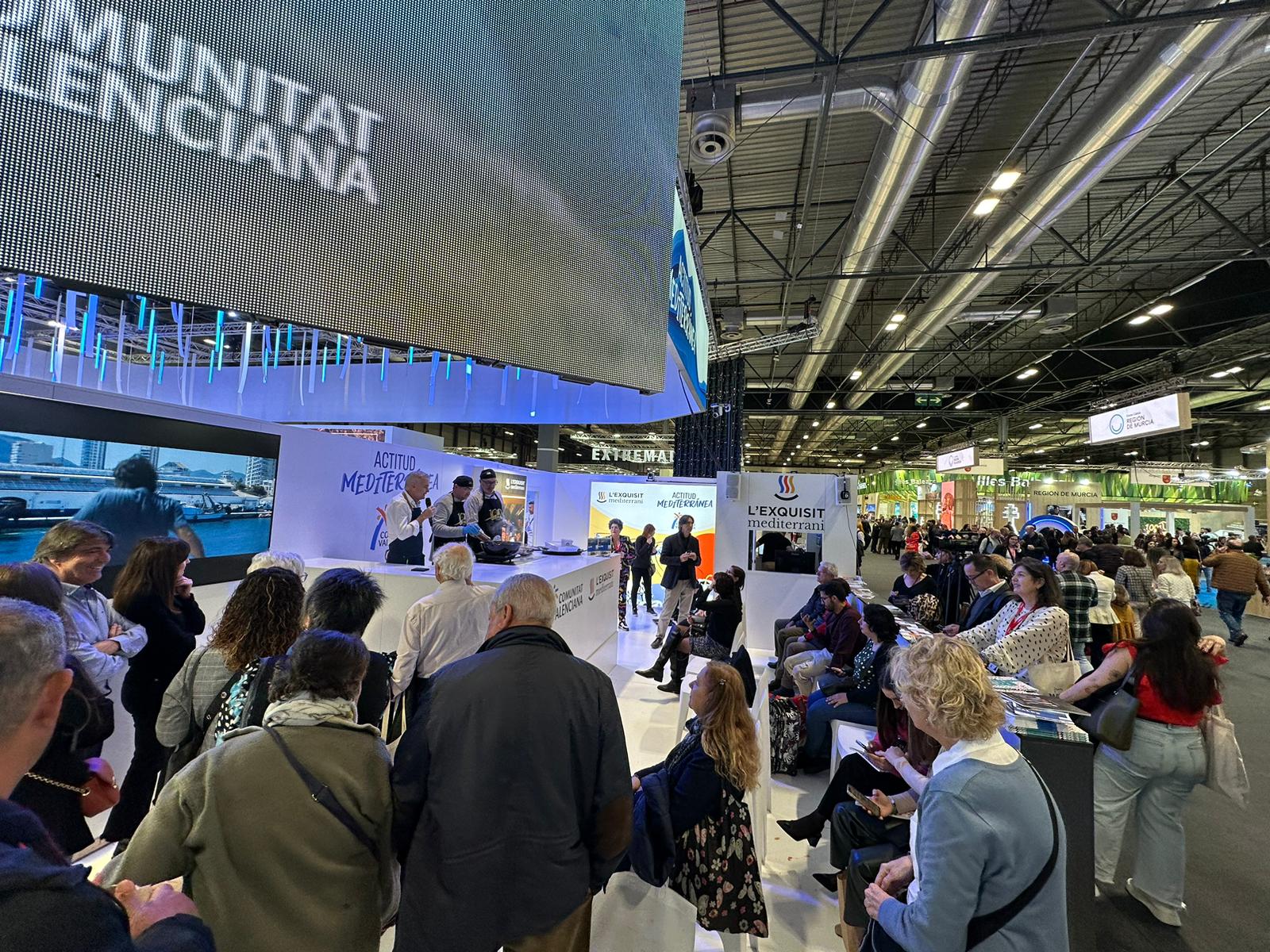 Los showcookings de la Marina Alta marcan el tercer día en Fitur 2024