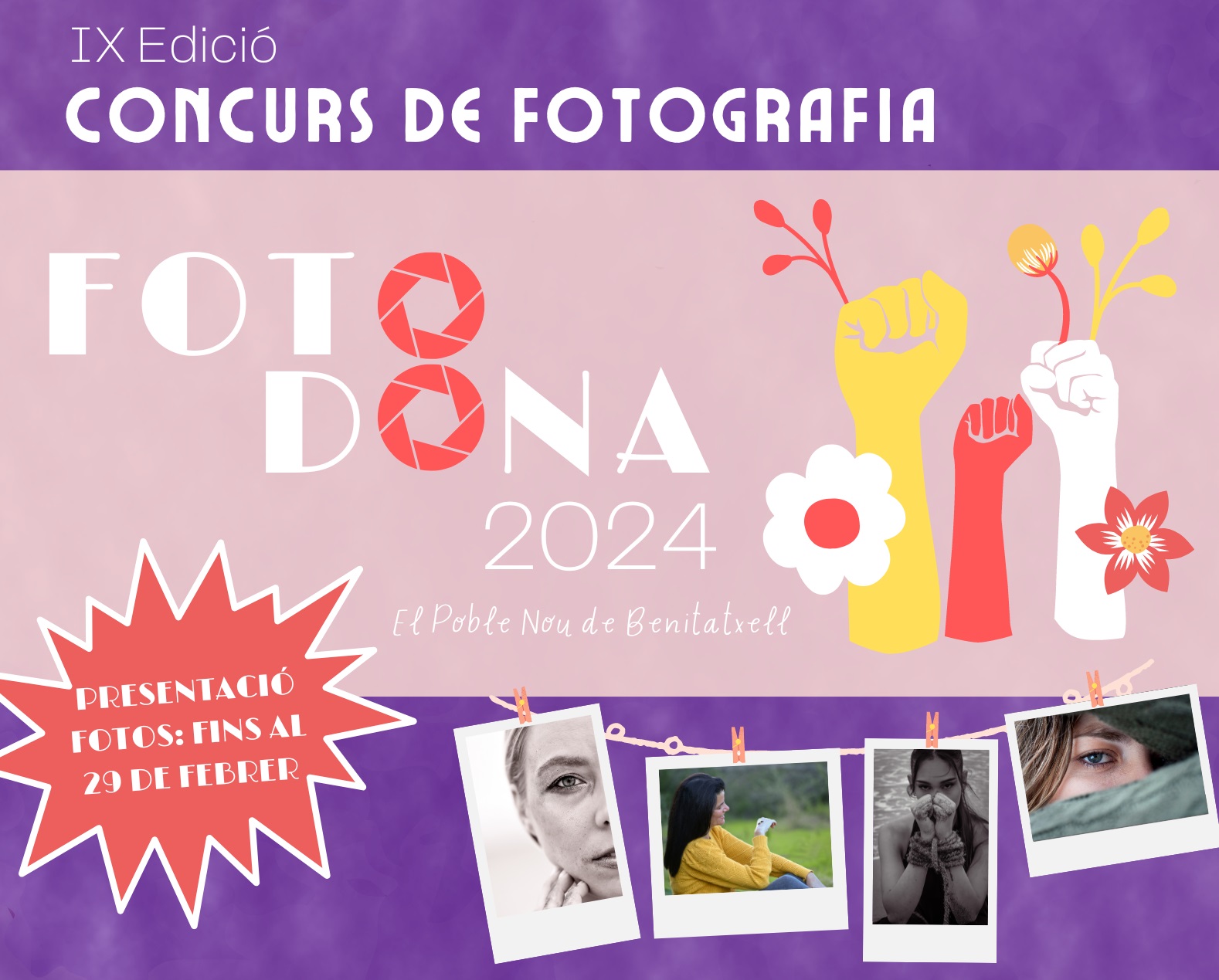 Benitatxell convoca el IX concurso Fotodona, con premios de 300, 200, 100 y 50 euros