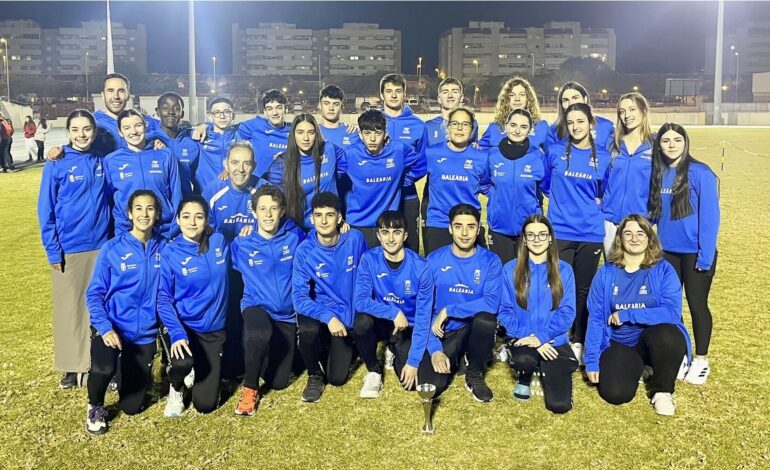 Gran nivel del CA Baleària Diànium en el Provincial Absoluto por equipos de atletismo