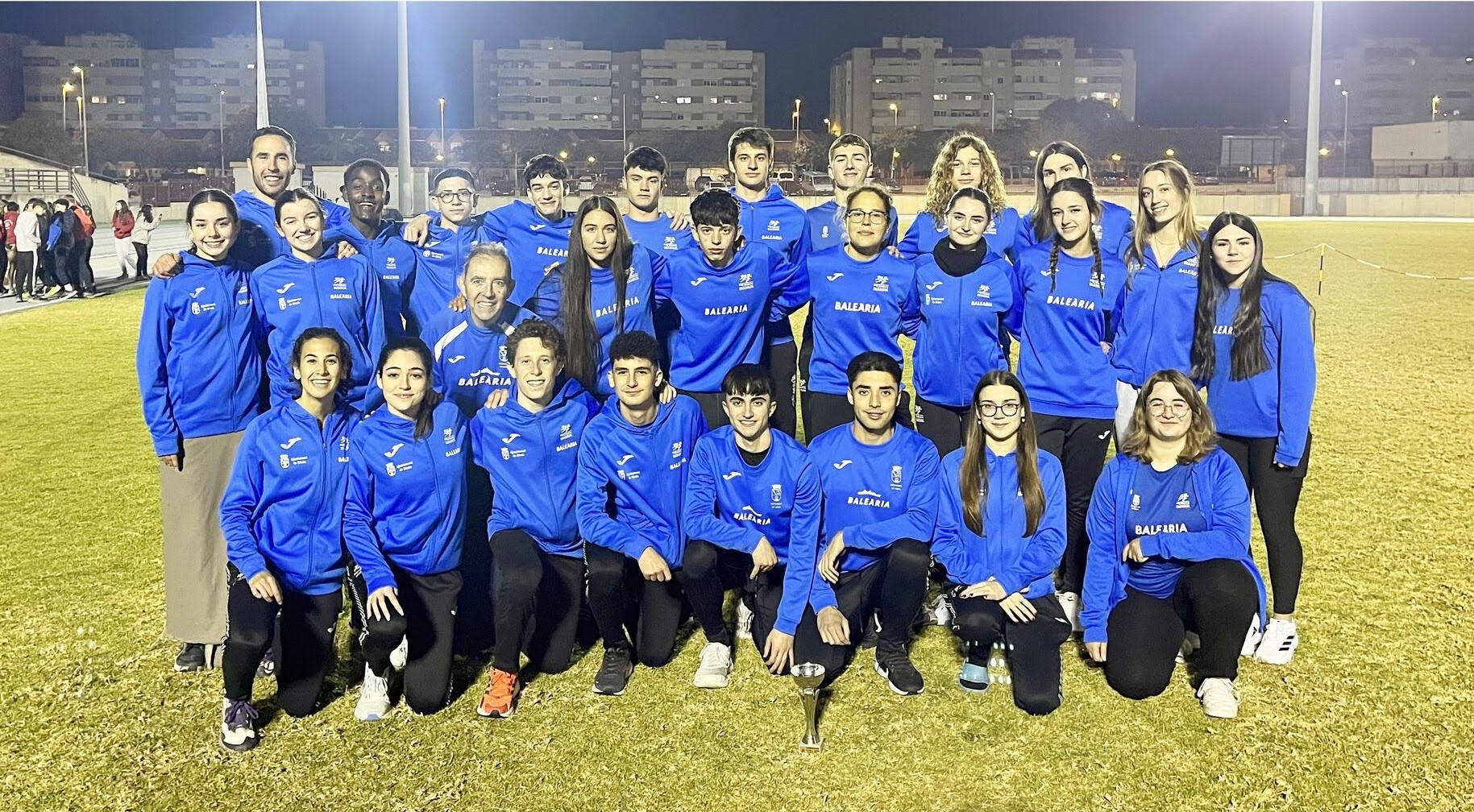 Gran nivel del CA Baleària Diànium en el Provincial Absoluto por equipos de atletismo