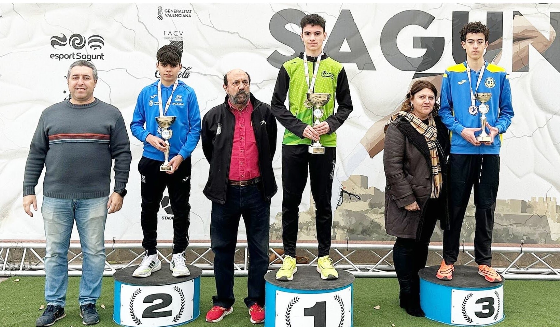 Joan Buigues del CA Baleària Diánium, subcampeón Autonómico de Cross en Sagunto