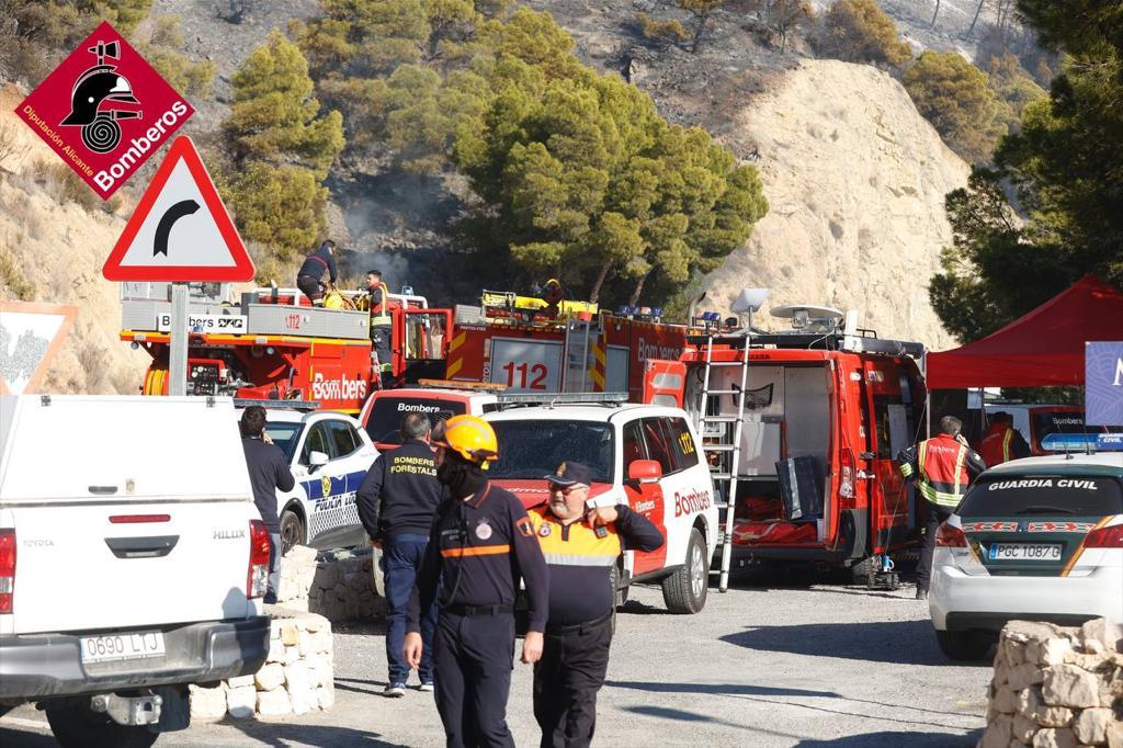 Incendio Altea Calp 4