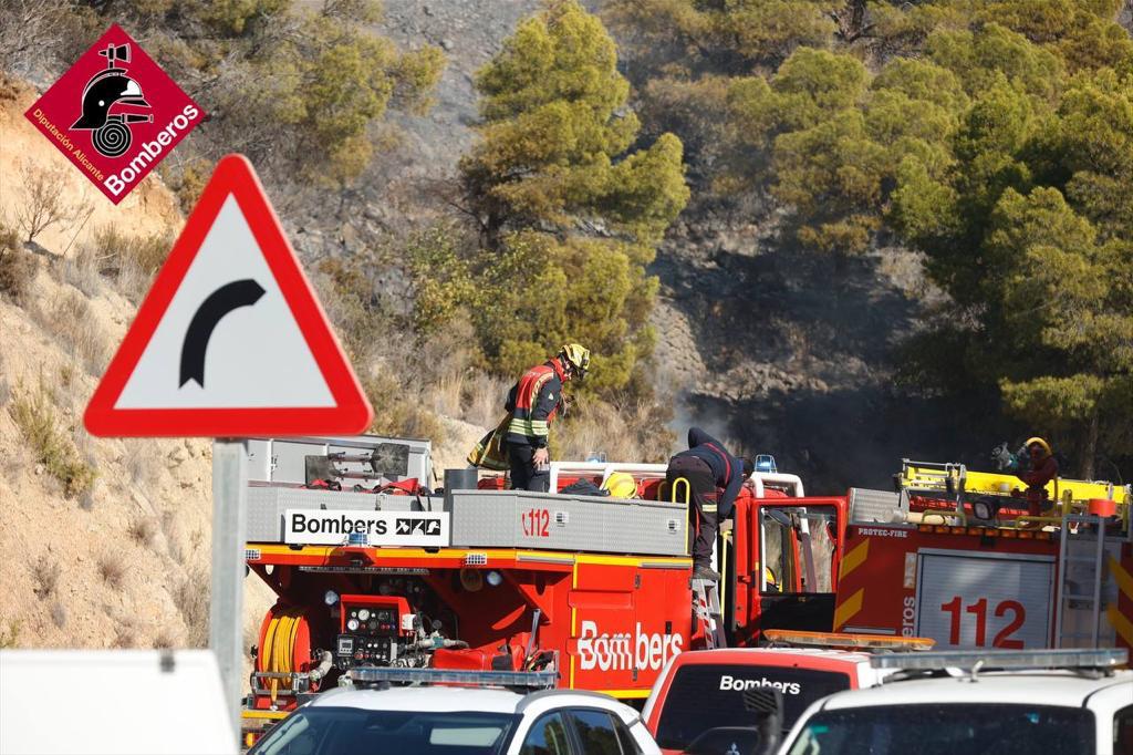 Incendio Altea Calp 5