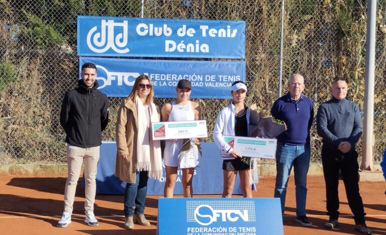 Dénia coronó a los nuevos campeones autonómicos de tenis