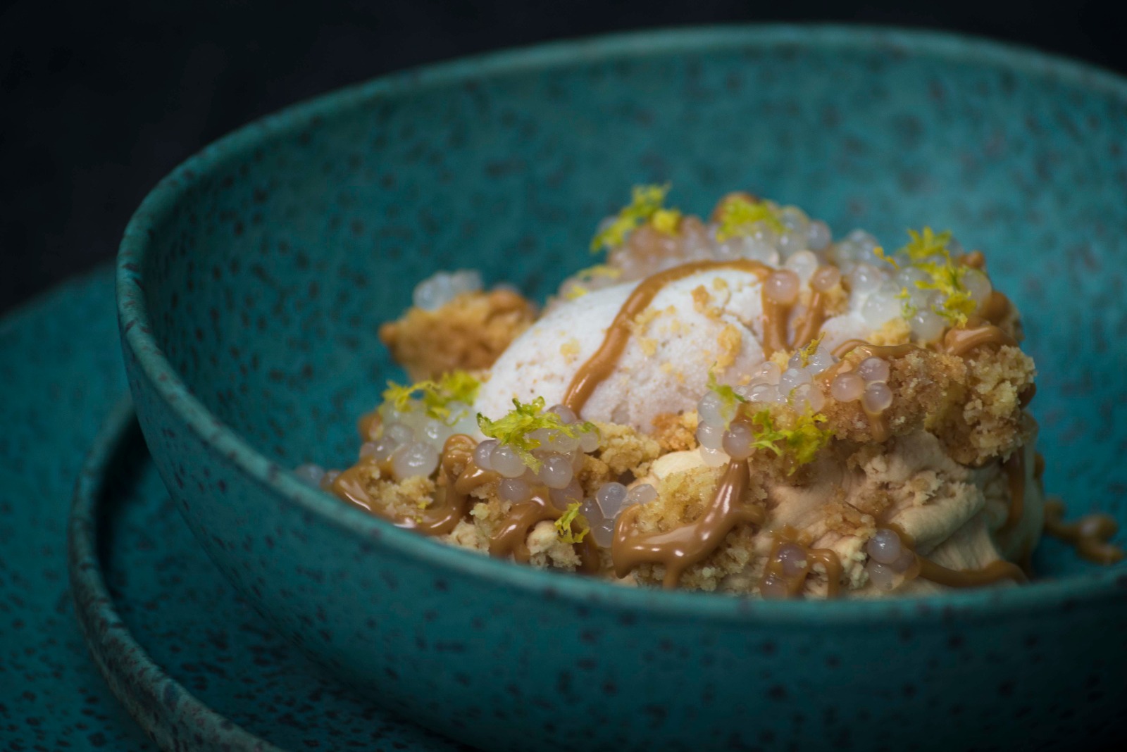 Madrid Fusion Perfecto De Turrón Con Helado De Almendra Y Toques De Limón