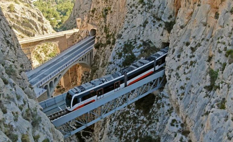 TRAM d’Alacant modifica, el sábado 13, el servicio entre Altea y Calp por pruebas técnicas en los viaductos de El Algar y Mascarat